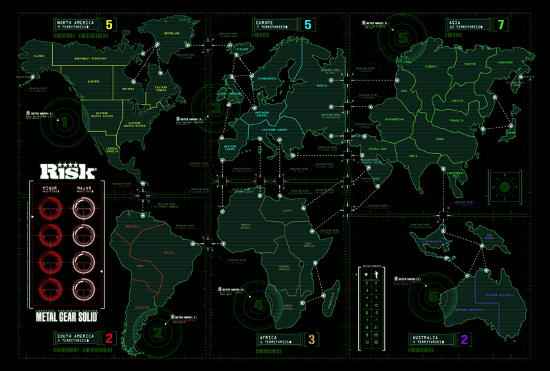 Illustration for article titled A Closer Look at the $50 Risk: Metal Gear Solid Limited Edition Board Game